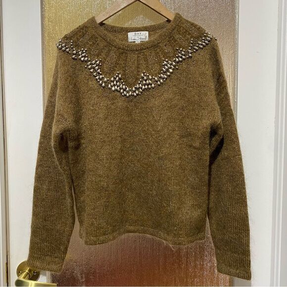 NEW India Hicks Day Birger et Mikkelsen Safari Wool Kid Mohair Sweater - Picture 4 of 7